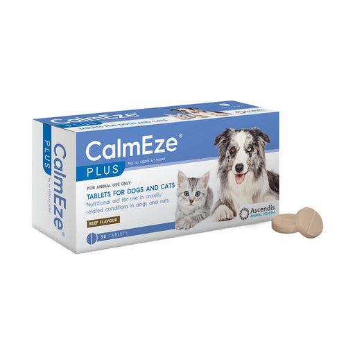 Calmeze Plus Tablets For Dogs Beef 30 Chew Tablets