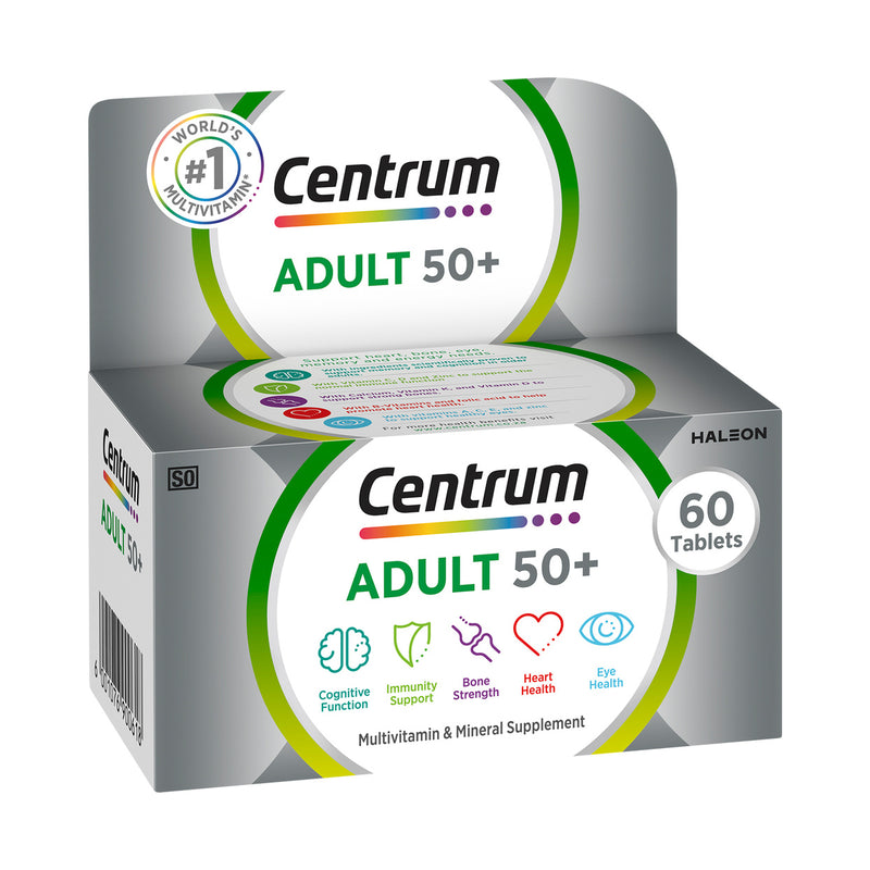 Centrum Adult 50+ Multivitamin 60 Tablets