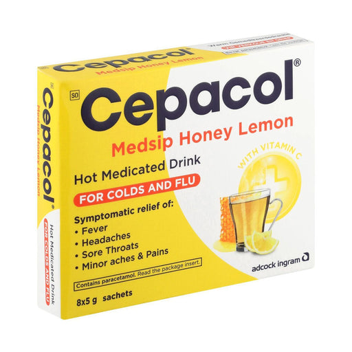 Cepacol Medsip Honey & Lemon Sachets 8 Sachets