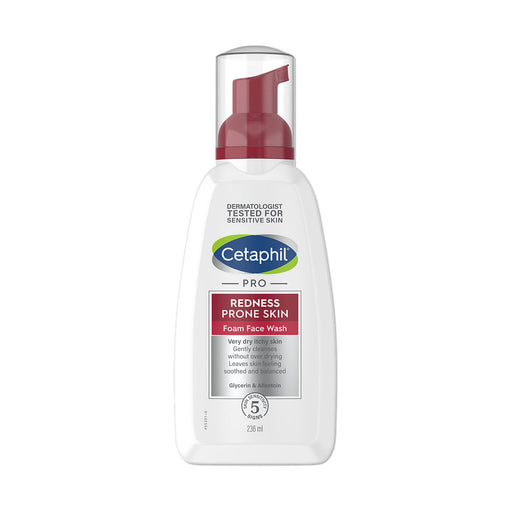 Cetaphil Pro Redness Control Redness Prone Skin Foam Wash 236ml
