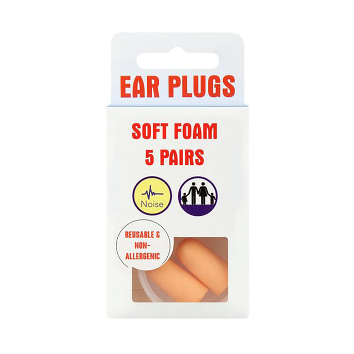 Cirrus Econo Soft Foam Ear Plugs 5 Pairs