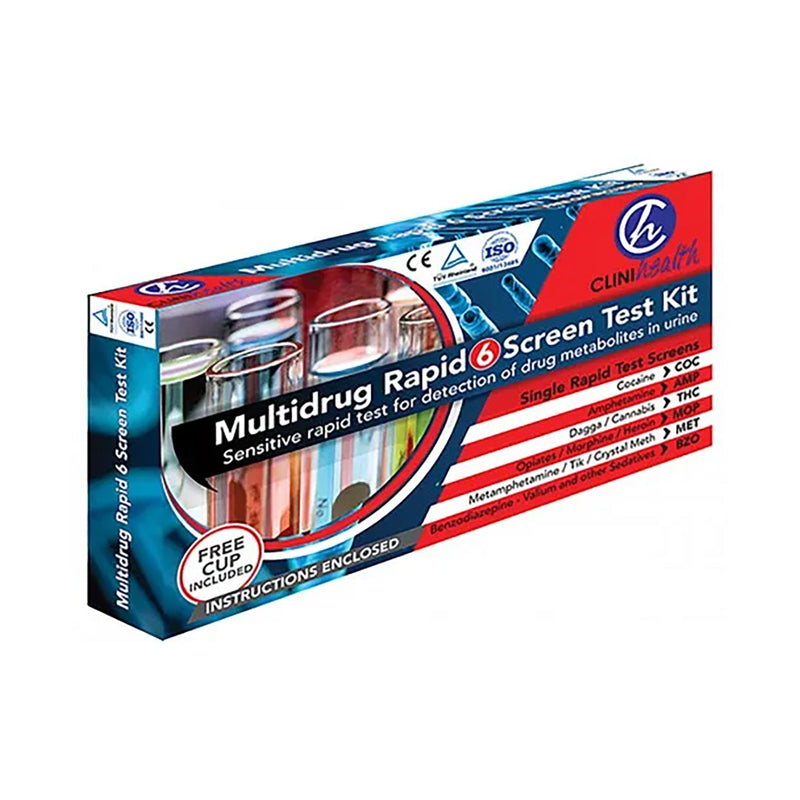 Clinihealth Drug 6 Panel Test Single Pack