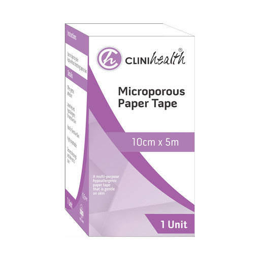 Clinihealth Microporous Paper Tape 10cm x 5m