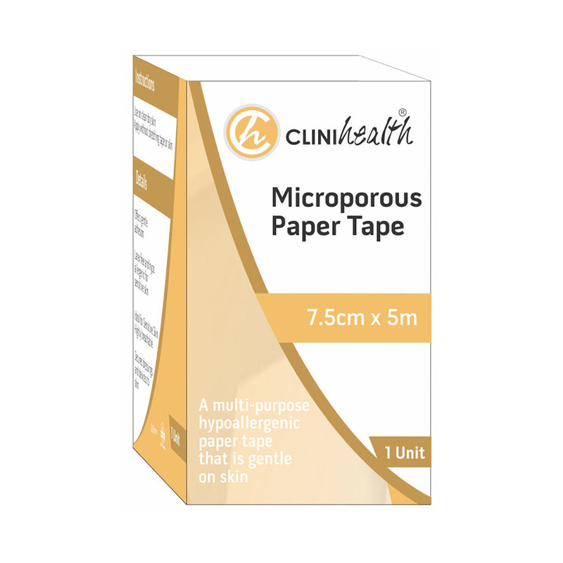 Clinihealth Microporous Paper Tape 7.5cm x 5m