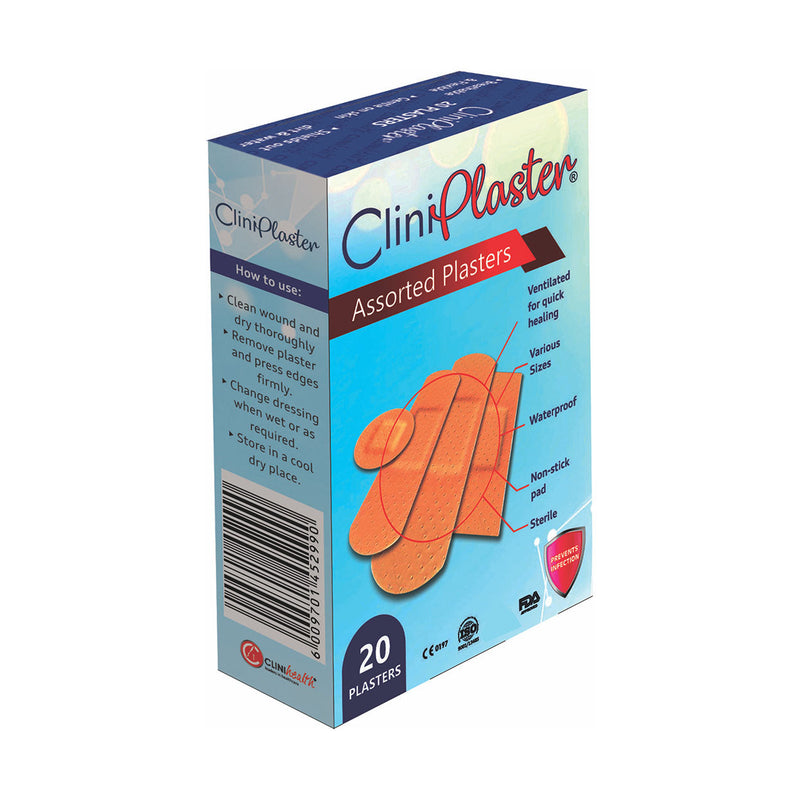 Clinihealth Plaster 20 Assorted Plasters