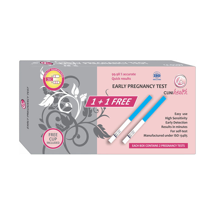 P Reg Clinihealth Preg Test Double Pack - Med365