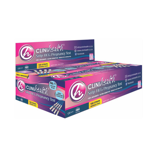 Clinihealth Pregnancy Test Strips 100 Pack