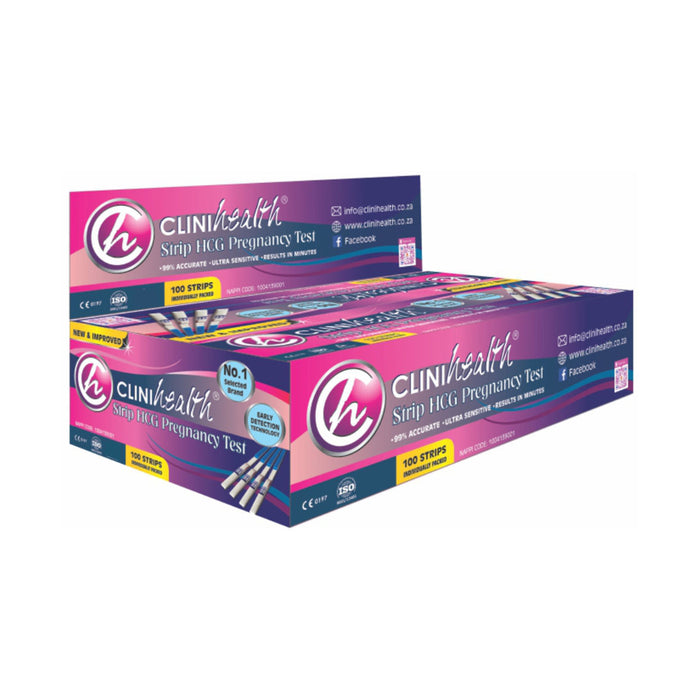 Clinihealth Pregnancy Test Strips 100 Pack