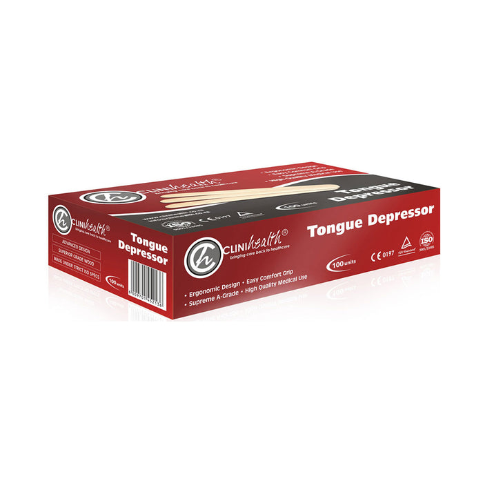 Clinihealth Tongue Depressors 100 Depressoers