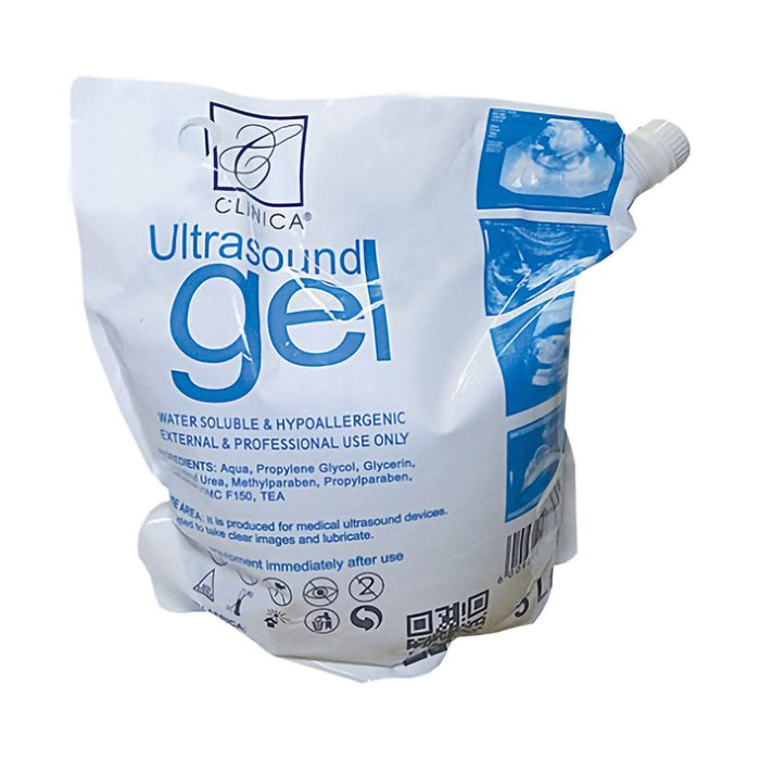 Clinihealth Ultrasound Gel Clear 5l Refill Bag