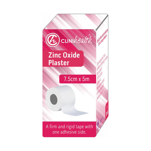 Clinihealth Zinc Oxide Plaster Tape 7.5cm x 5m