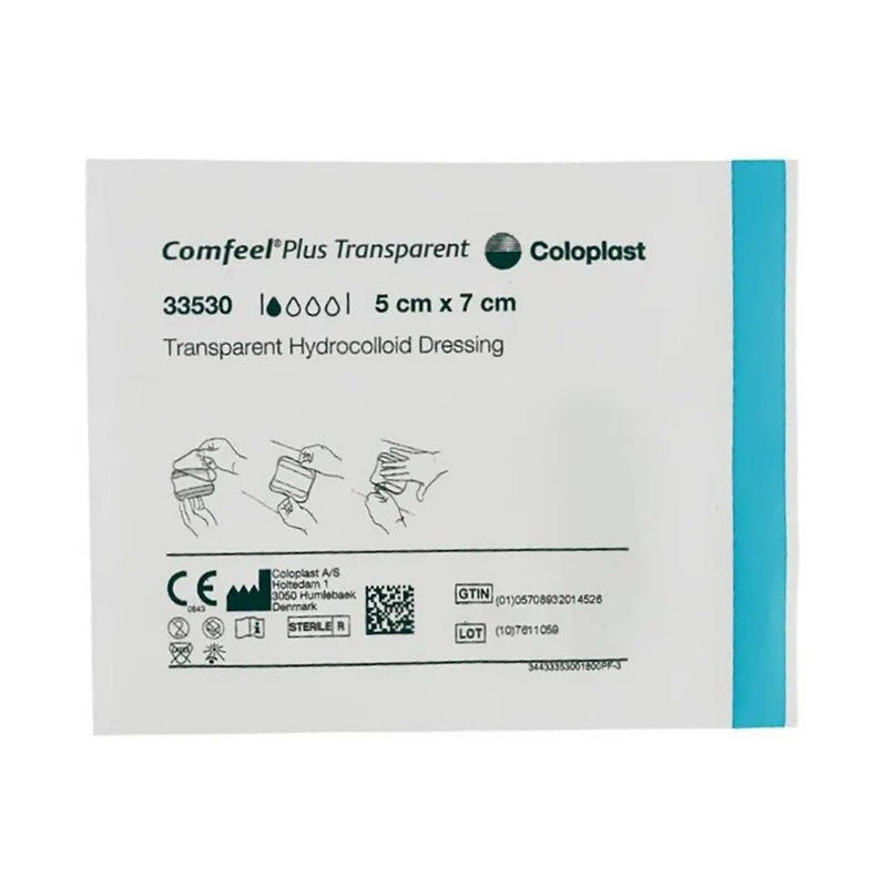 Coloplast Comfeel Plus Transparent 5 x 7cm 10 Pack