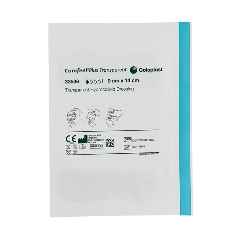 Coloplast Comfeel Plus Transparent 9 x 14cm 10 Pack