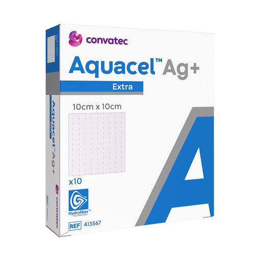 Convatec Aquacel Ag+ Extra 10 x 10cm 10 Pack