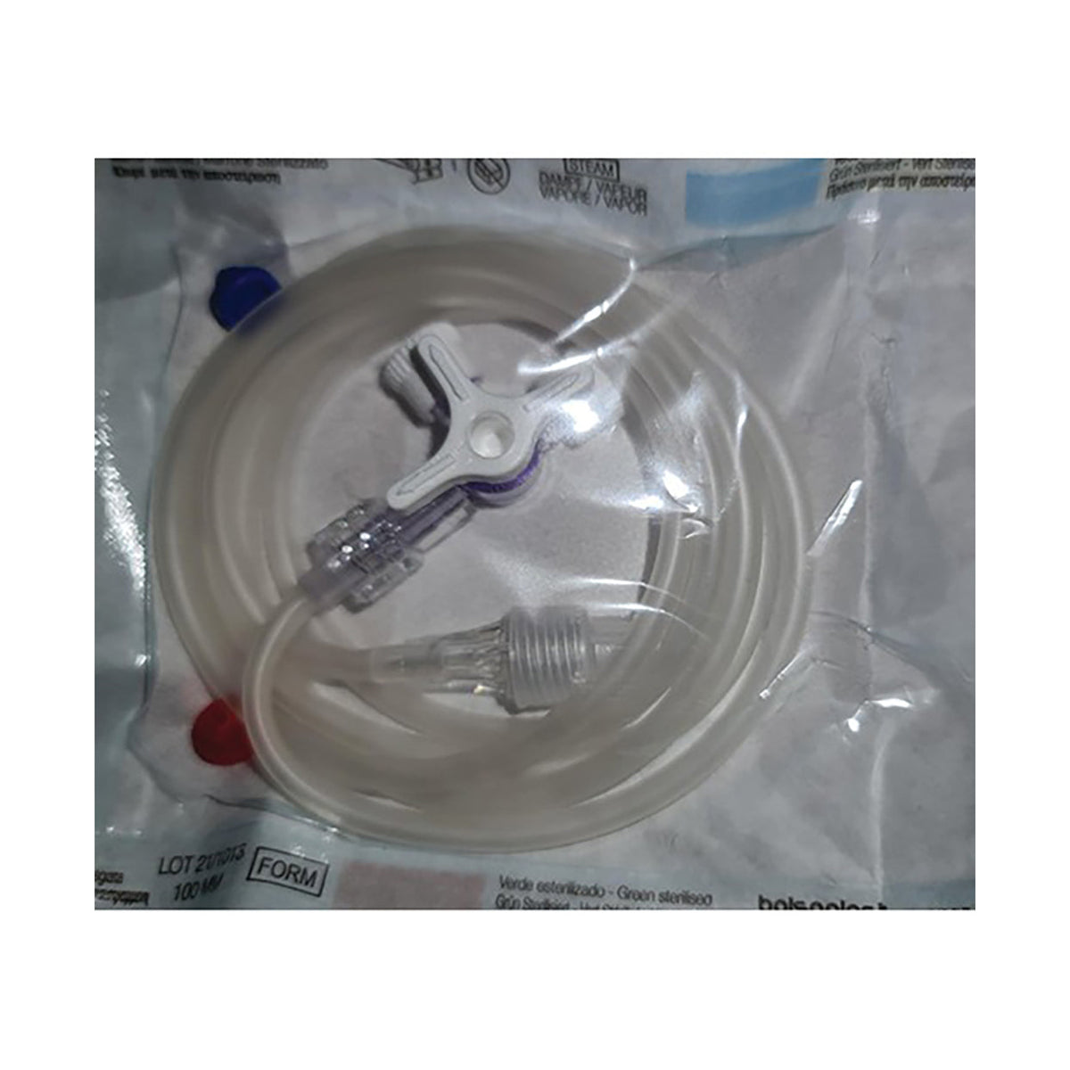 Costiway Stopcock 3way Ext Tubing 100cm - Med365