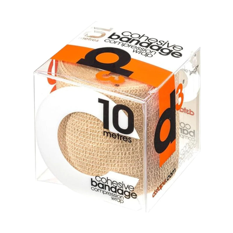 D3 Cohesive Bandage Beige 7.5cm x 10m