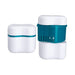 Denture Box -Green With Built In Drainer