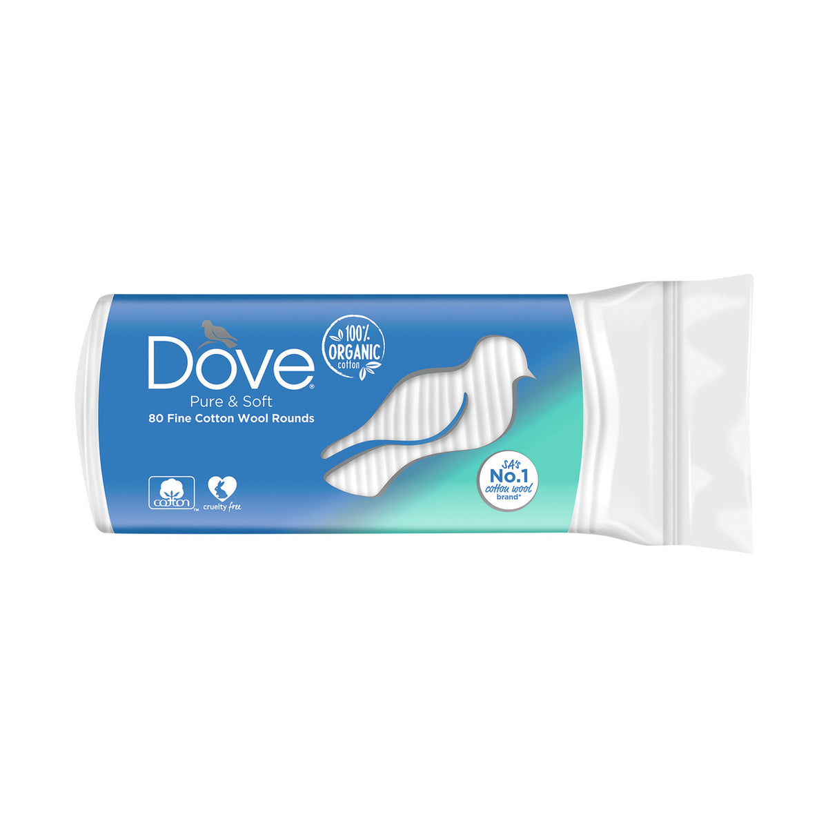 Dove Cotton Wool Rounds 80 - Med365