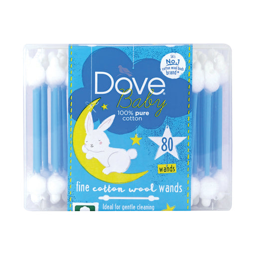 Dove Pure Cotton Baby Cotton Wool Wands 80