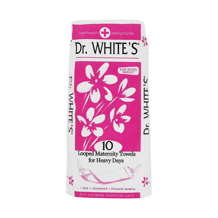 Dr White's Heavy Flow 10 Maternity Towels