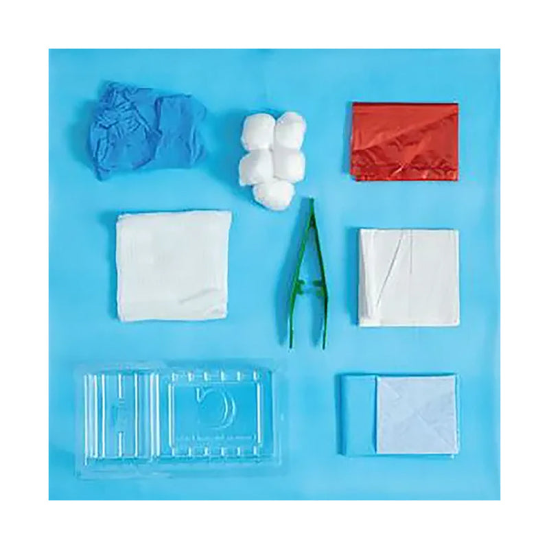 Dress Tray Wound W Medium Glove Forcep