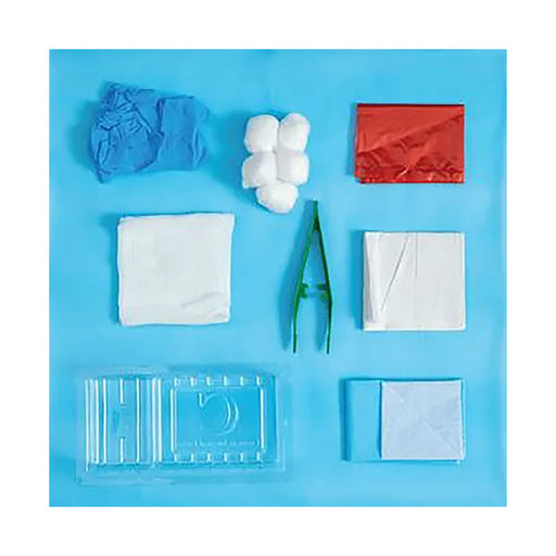 Dress Tray Wound W Medium Glove Forcep