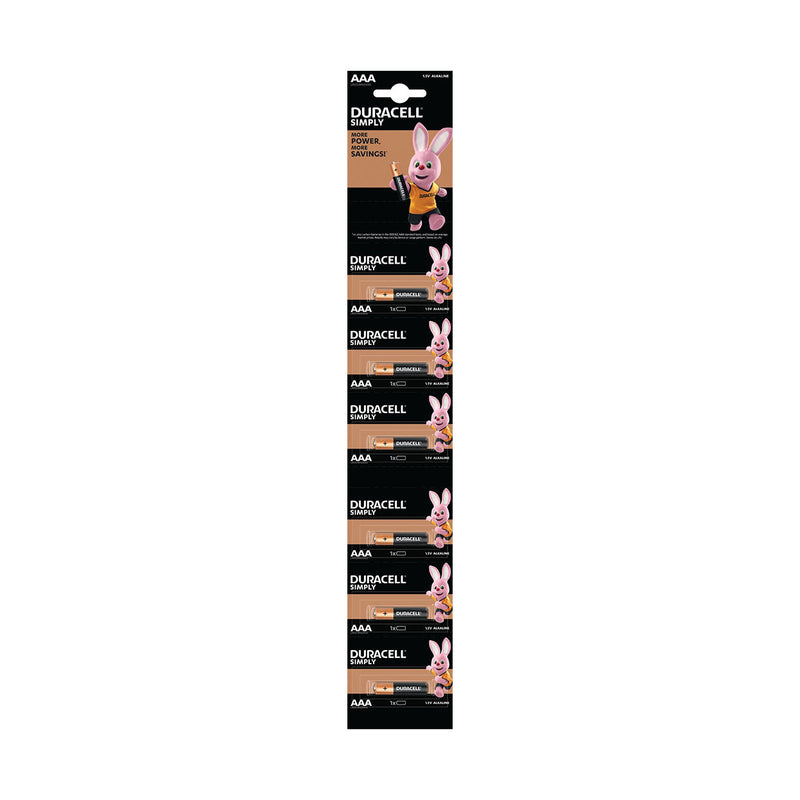 Duracell Perforated Card AAA 1 x 6