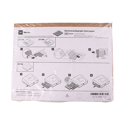 Compatible Welch Allyn CP200 Z-fold ECG paper 40 sheets