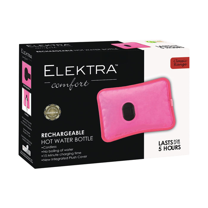 Elektra Electric Hot Water Bottle Pink