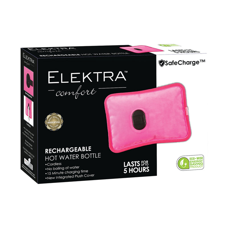 Elektra Electric Hot Water Bottle Pink