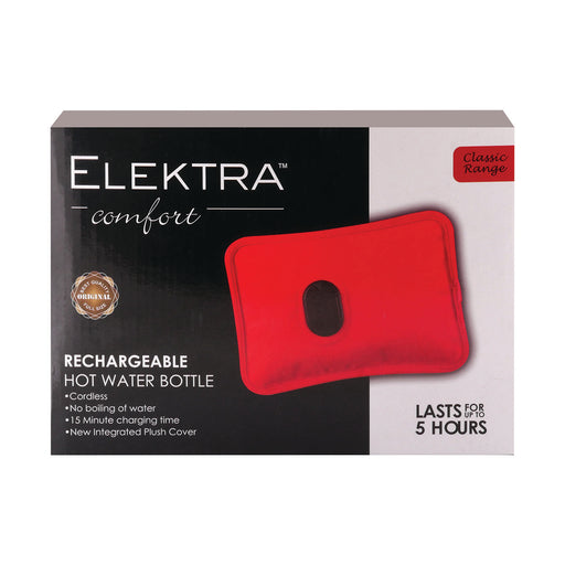 Elektra Electric Hot Water Bottle Red