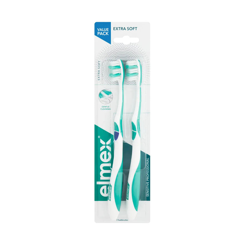 Elmex Sensitive Professional Extra Soft Toothbrush 2 Pack