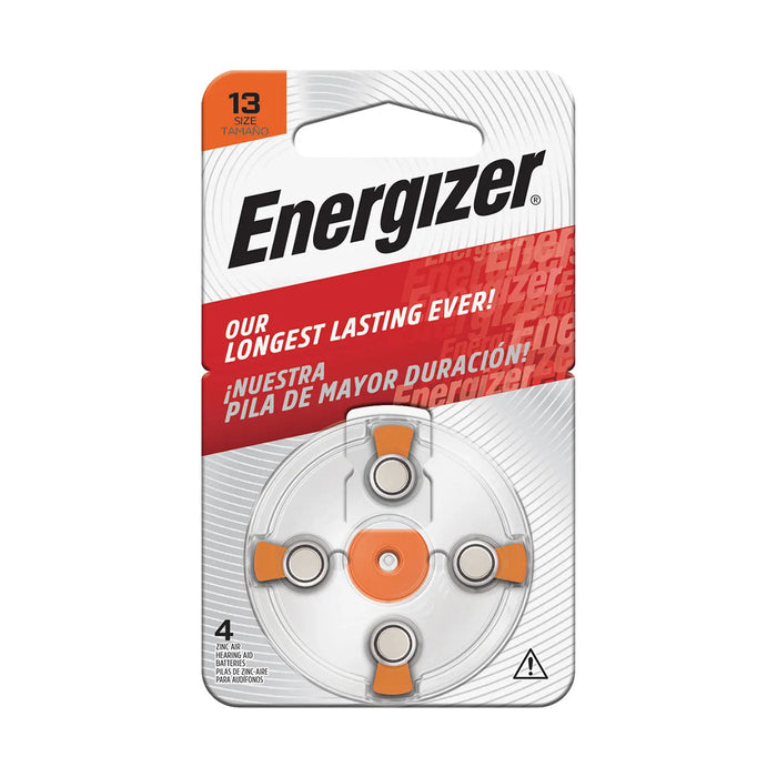 Energizer Hearing Aid Zinc Battery 13 4 Pack
