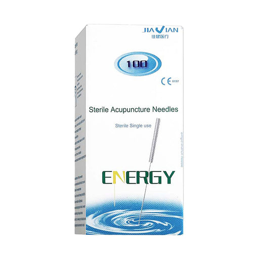 Energy Acupuncture Needle 50mm x 0.35 100 Pack