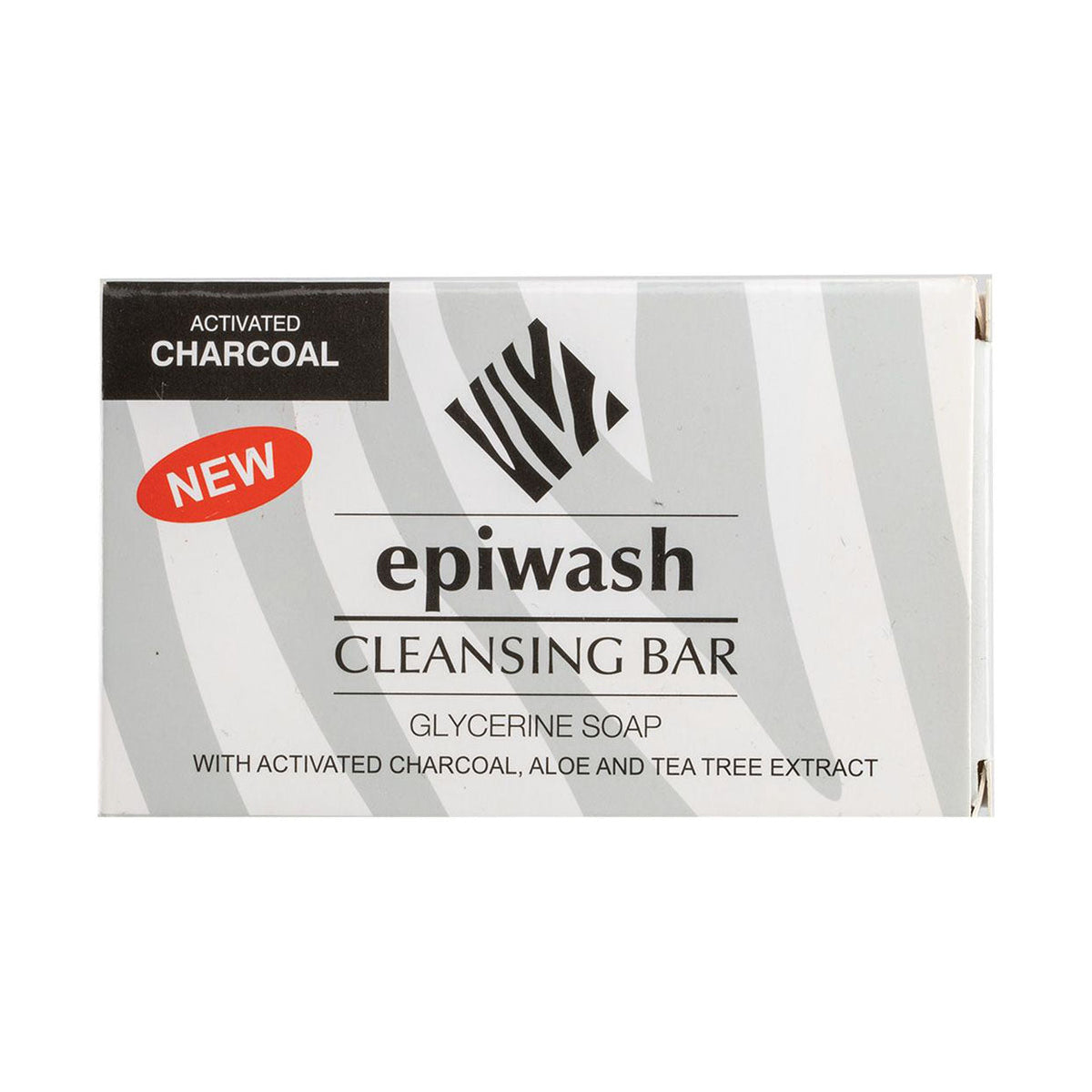 Epiwash Soap Charcoal, Tea Tree & Aloe 120g - Med365
