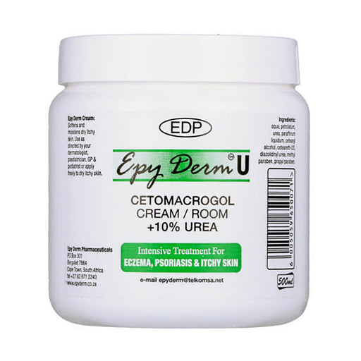 Epy Derm U 10% Urea Cream 500ml