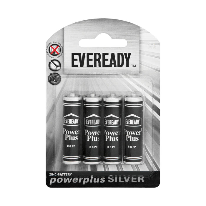 Eveready Power Plus Silver AA 4 Pack