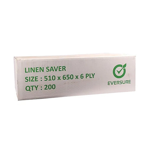 Eversure Linen Saver 510 x 650mm 6 Ply 200 Pack