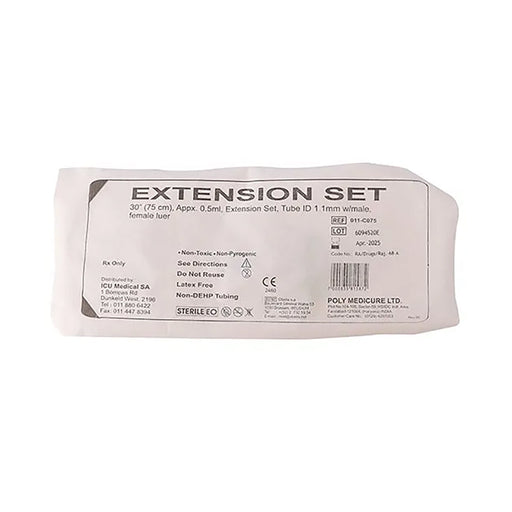 Extension Set 75cm 011 C075 1 Unit