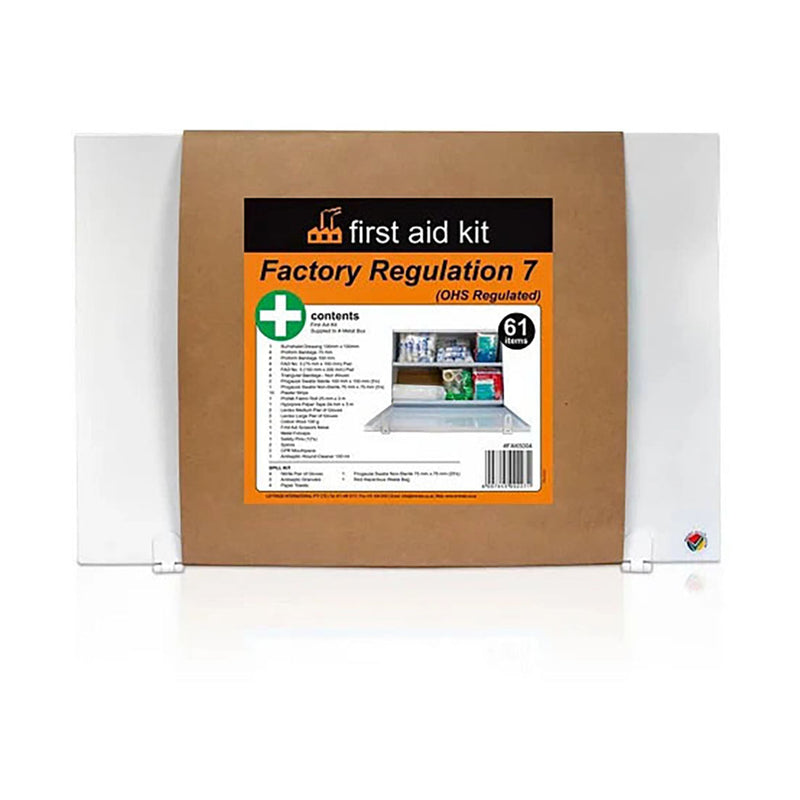First Aid Regulation 7 Factory Metal Box + Content