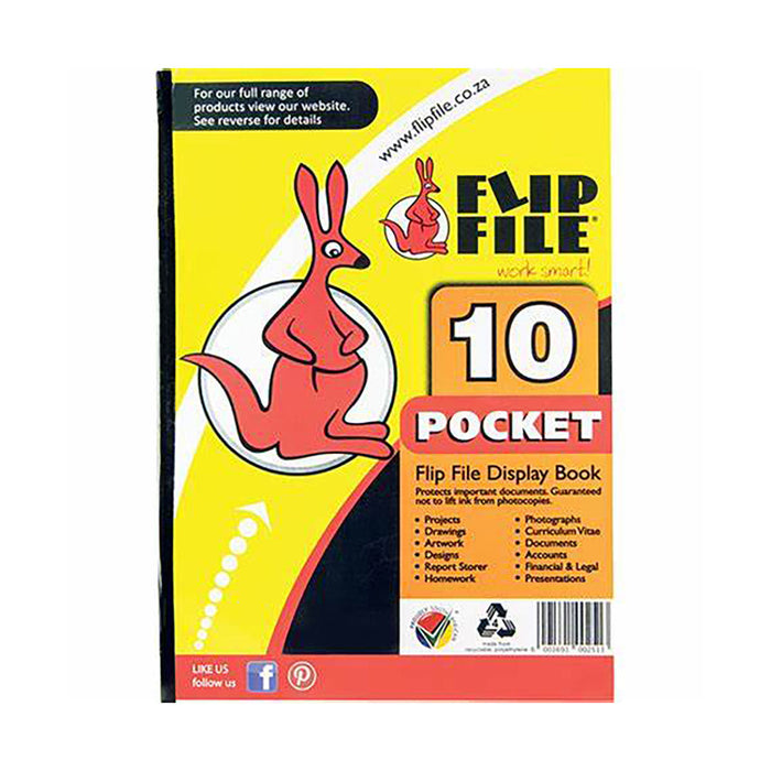 Flip File A4 10 Pocket