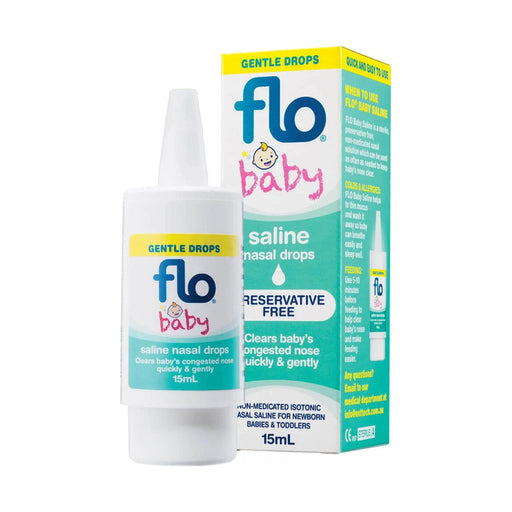 Flo Baby Saline Nasal Drops 15ml