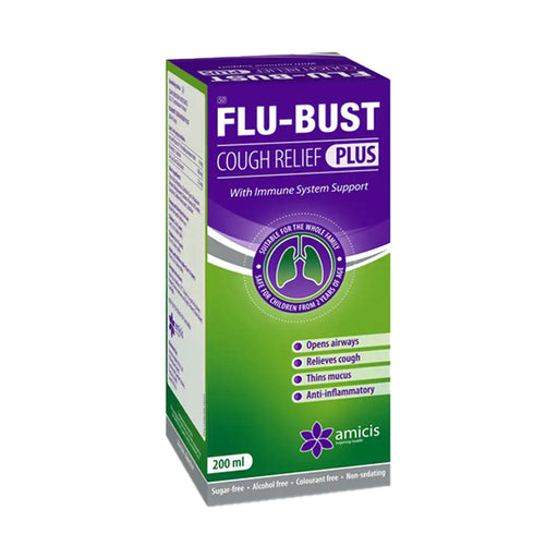 Flu Bust Cough Relief Plus 200ml