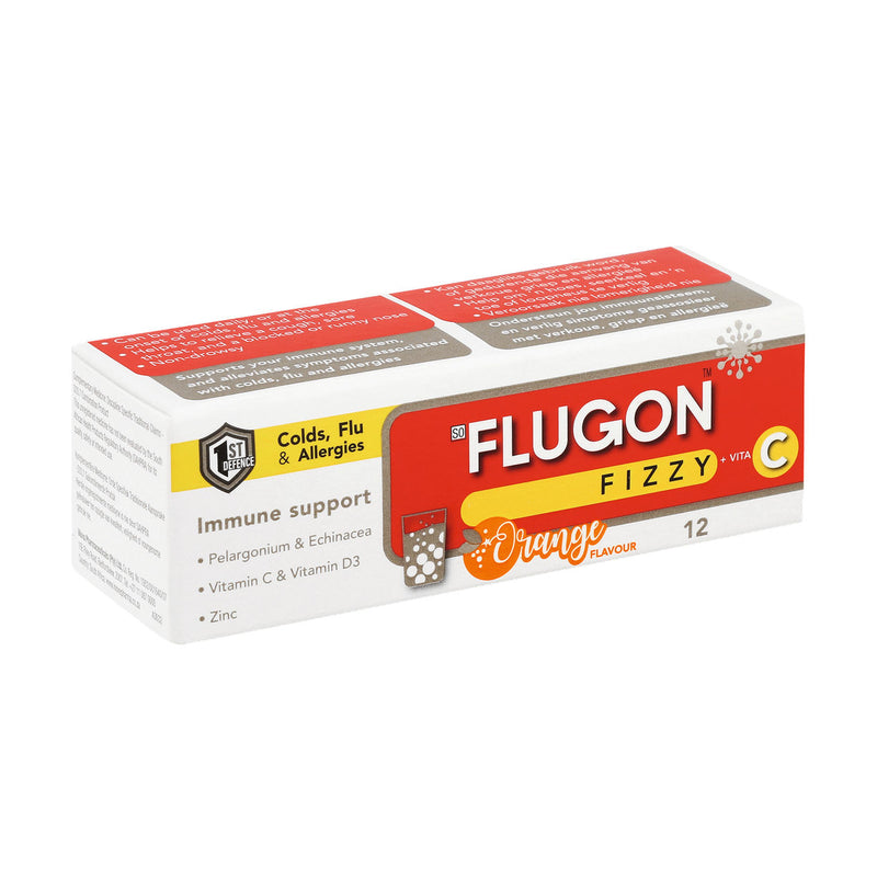 Flugon Fizzy Adult 12 Effervescent Tablets