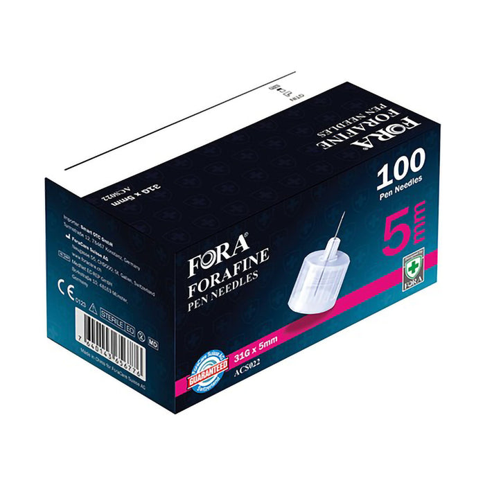 Fora Forafine Insulin Pen Needle 31gx5mm 100 Needles