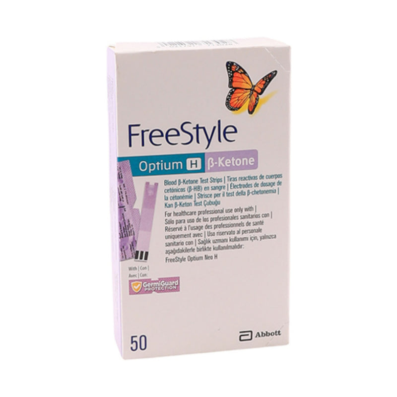 Freestyle Optium H B-Ketone Strips 50 Pack
