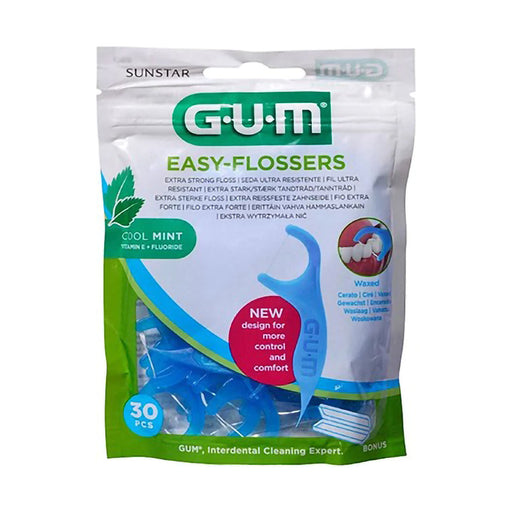 G.U.M Easy-Flossers Mint Wax 30 Pack