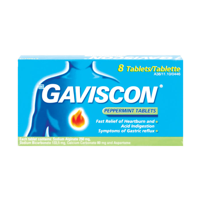 Gaviscon Peppermint 8 Tablets