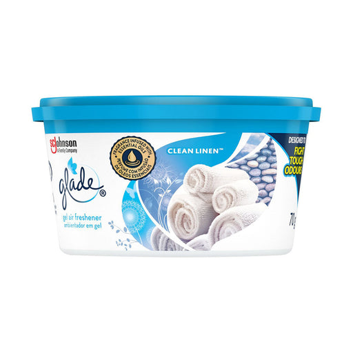 Glade Clean Linen Scented Gel Air Freshener 70g