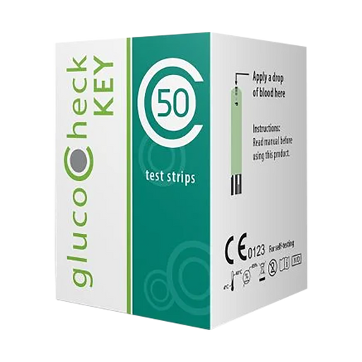 Glucocheck Key Glucose Test Strips 50 Strips